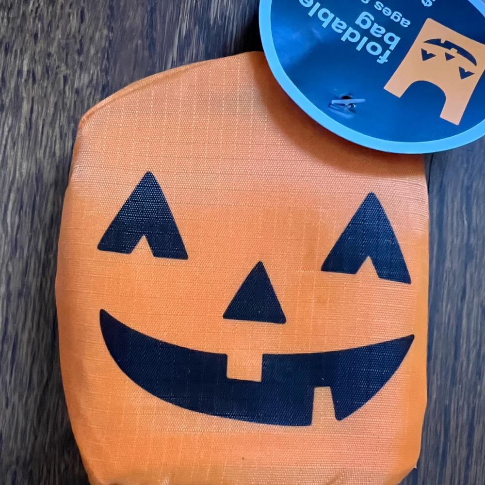 NWT Pumpkin Foldable bag Target